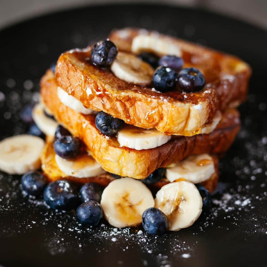 Zucchini bread french toast